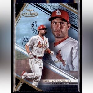 Paul Goldschmidt 2024 Topps Gold Label Cardinals Refractor Baseball Card